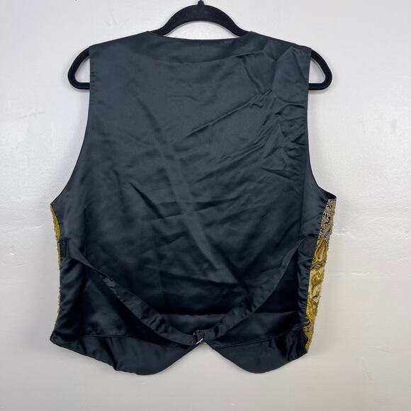 Women's One Size Beautiful Bali Collection Beadwork Vest - Picture 2 of 3